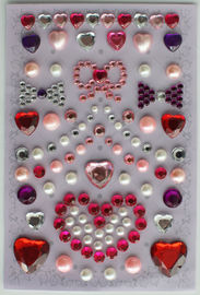 광도 모조 다이아몬드 심장은 스티커, 개인화한 사랑 심장 스티커를 형성했습니다